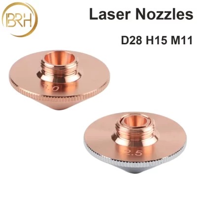 Bico laser de fibra dia.28mm m11 calibre 0.8-5.0mm camada única/camada dupla para precitec wsx raytools cabeça de corte a laser de fibra