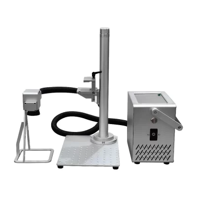 Marcador a laser portátil industrial – 20W a 50W, compatível com código de lote e QR em ferramentas