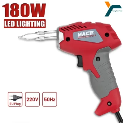 Ferro de solda elétrico térmico rápido 180w, ferramenta de reparo de soldagem de alta potência de nível industrial, pistola de solda, estação de retrabalho de plugue ue