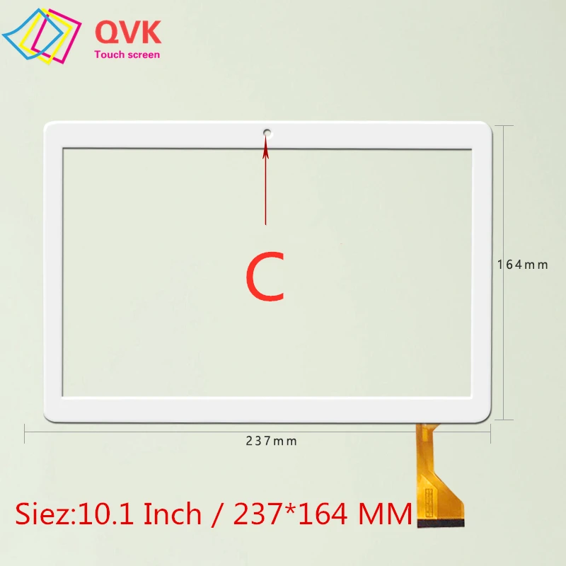10.1 Polegada New 237*167 164 mm Tablet Capacitivo Touch Screen Digitizer Sensor Painel de vidro externo para BDF K107 K107AG K107FXGA1 - Image 4
