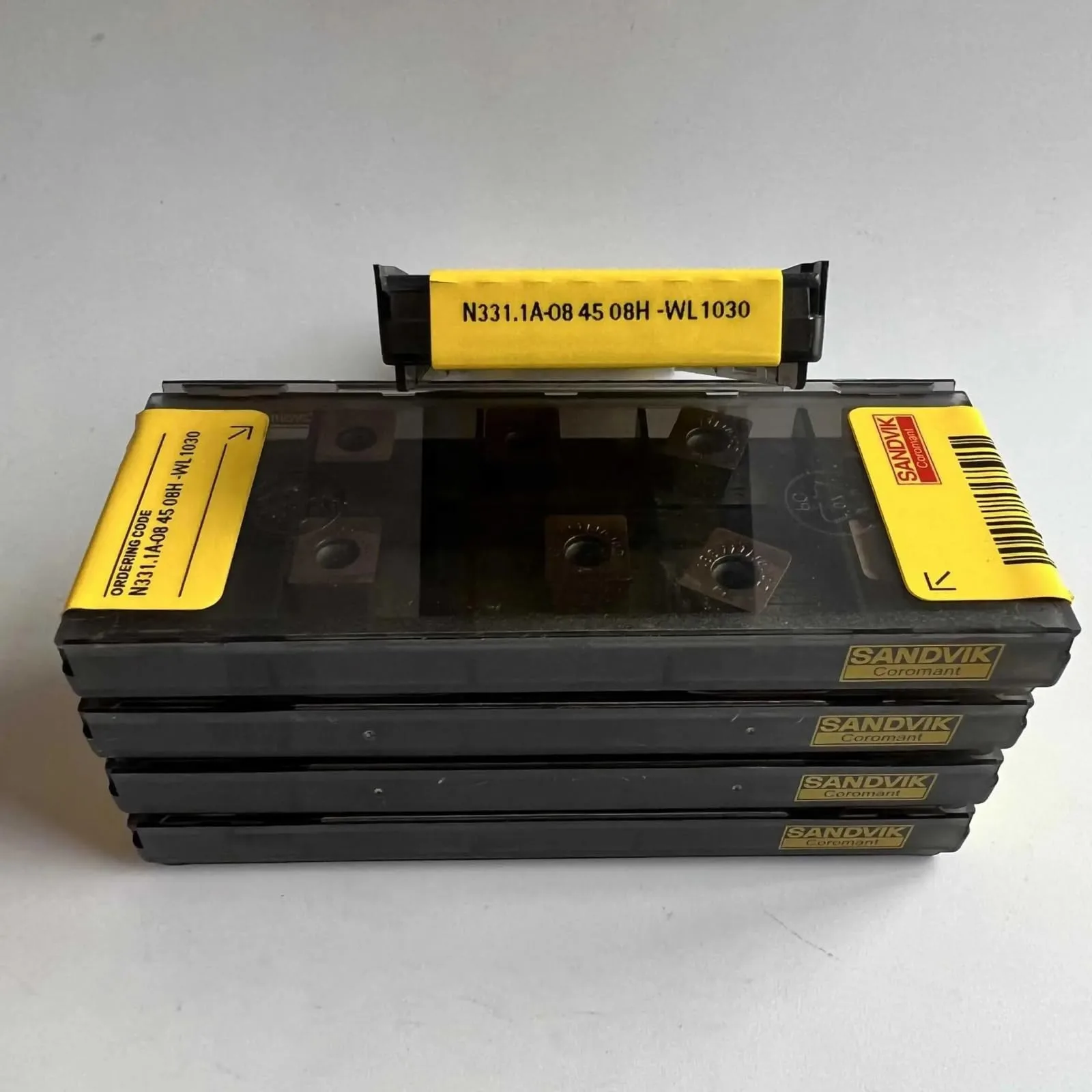 Original SANDVIK / N331,1A-084508H-WL 1030 / Lâmina CNC de liga dura 10 unidades - Image 5