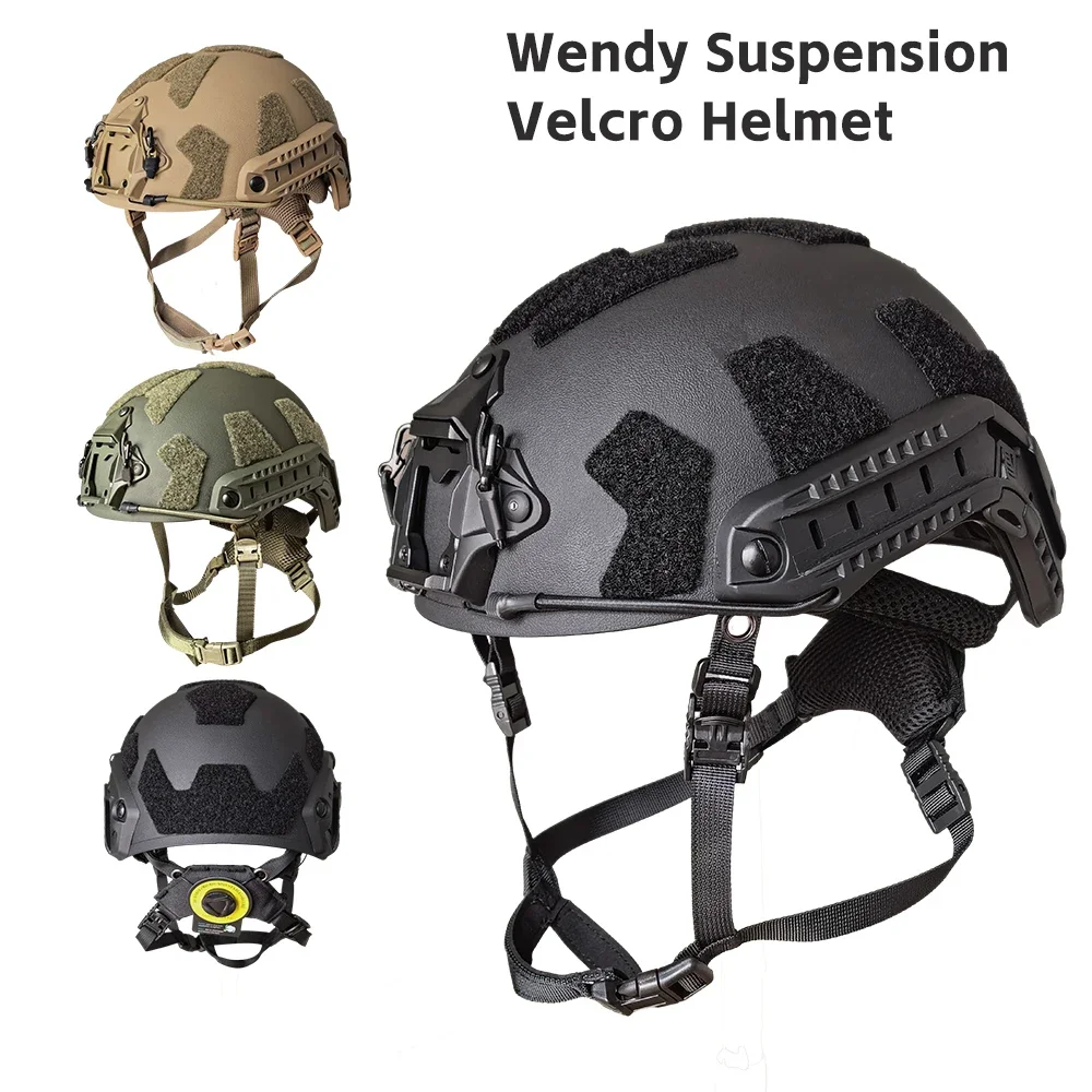 Capacete tático FAST SF, leve, ABS, suspensão Wendy para treinamento ao ar livre, segurança, proteção rápida