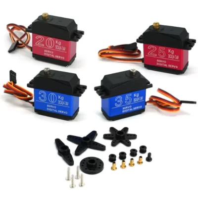 High Torque Metal Gear Digital Servo 20KG 25KG 30KG 35KG 180 Degrees For Robotic Arm RC Model Car Boat Robot