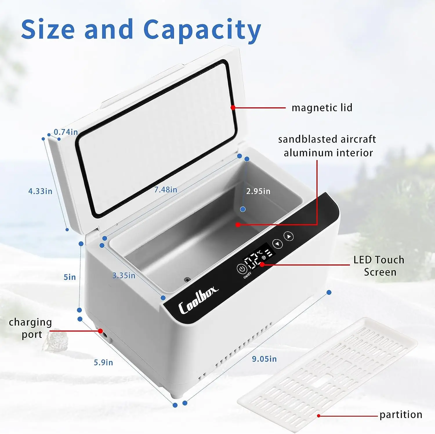 Insulin Cooler Box Travel Case Insulin Pen Medicine Refrigerator Portable Medical Refrigerator Double Deck Large Capacity - Image 2