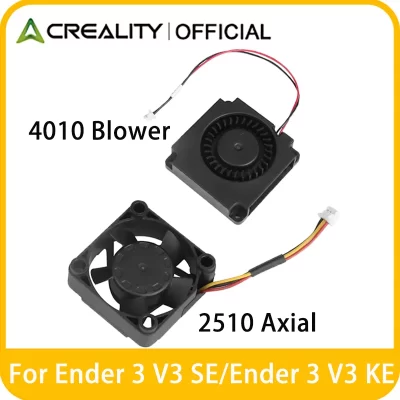 Creality ventiladores oficiais ender 3 v3 se, ventilador 4010 dc 24v 2510 ventilador de refrigeração axial para impressora 3d ender3 v3 se/ ender3 v3 ke par