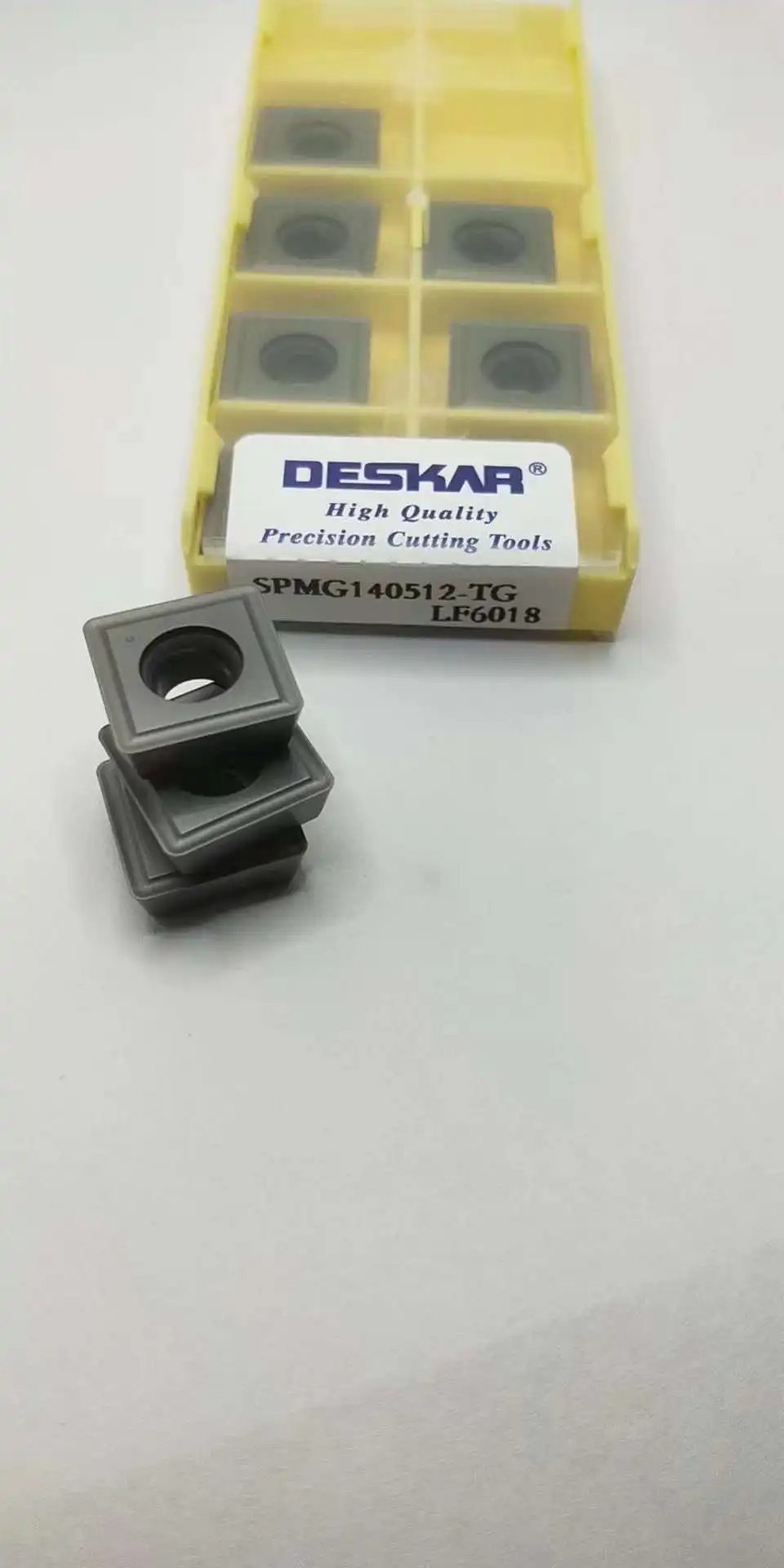 DESKAR SPMG050204 SPMG060204 SPMG07T308 SPMG090408 SPMG110408-TG LF6018 U Broca Inserção de carboneto SPMG Inserções - Image 4