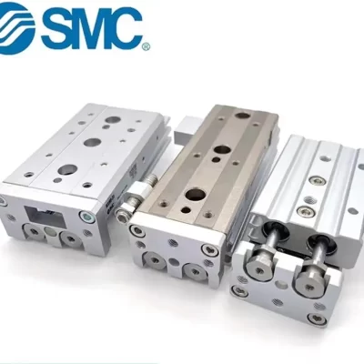 O cilindro pneumático da tabela deslizante do trilho de guia de dupla ação mxs16/20/25 é usado para a tela do reparo da máquina do pulso da imprensa térmica de acf