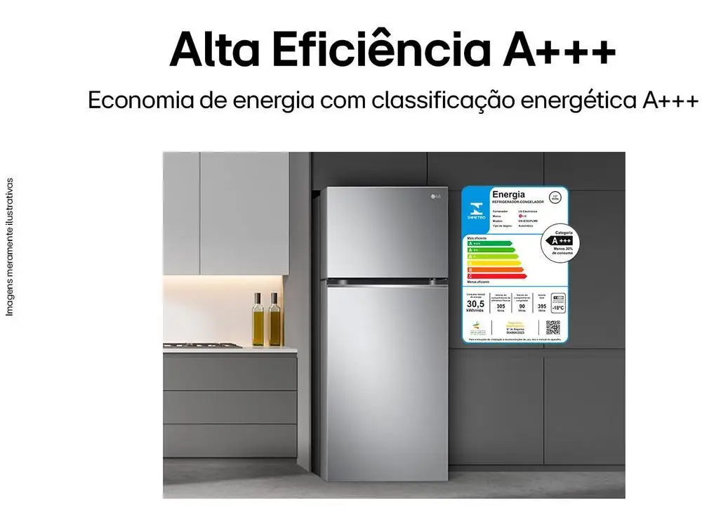 LG Frost Free Duplex 395L Refrigerator/Cooler-110V - Image 3