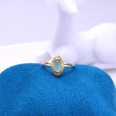 Anéis de luxo natural topázio peridoto dupla camada pedra 925 prata esterlina banhado a ouro anel fine jóias presente ri302