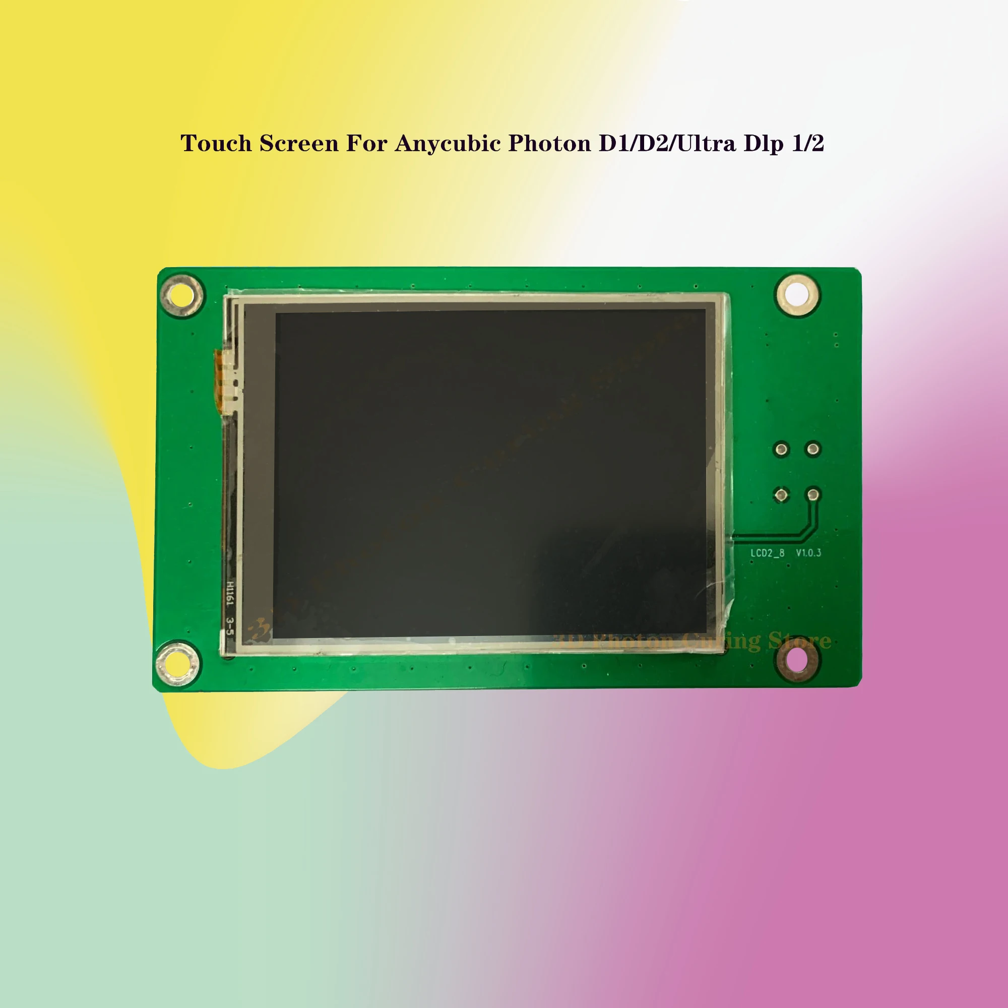 Anycúbico photon d1 d2/ultra dlp dmd impressora 3d tela sensível ao toque 2.8 Polegada operar lcd ui ícone painel de controle clique para impressão - Image 2