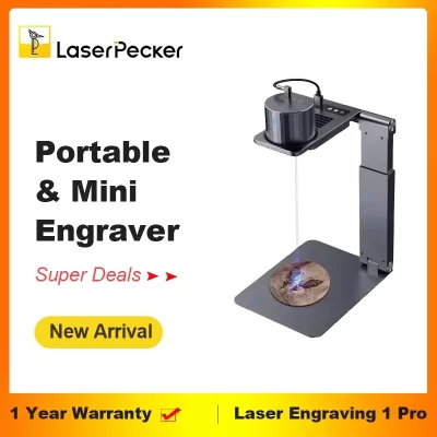 Laserpecker 1 pro gravador a laser portátil mini máquina de marcação a laser com 0.5w 1k bluetooth para madeira couro papel pano lp1 pro