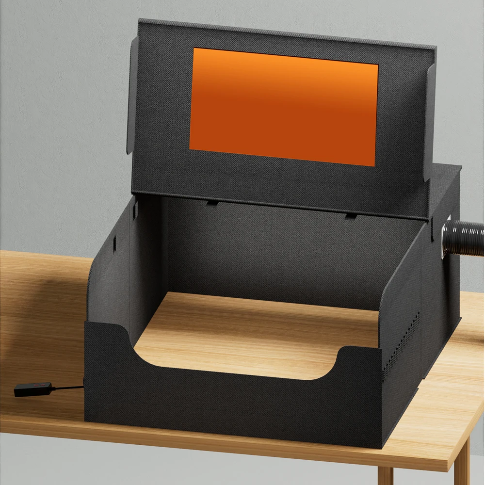 AlgoLaser Gabinete de gravação a laser Proteção para os olhos Capa protetora de ventilação para máquina de gravação CNC Tenda de gabinete de corte a laser - Image 2