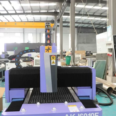 ACCTEK AKJ6010F1 Mini Portable 1kw 2kw 3kw Fiber Laser Cutting Machine Small Size Sheet Metal Fiber Laser Cutter for Steel Cut