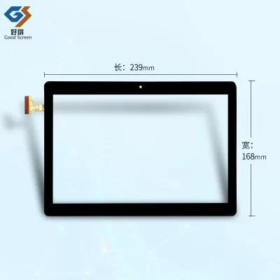10.1 polegada tela de toque capacitiva para alldocube iplay10 pro u1006 tablet pc, painel sensor digitador, hzyctp-102074a, novo
