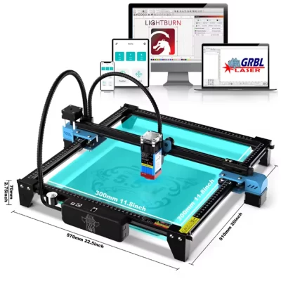Twotrees TTS-55 pro/TTS-10 pro gravador a laser com wifi 600x600mm 40w/80w máquina de gravação a laser 445 ± 5nm luz azul cnc máquina