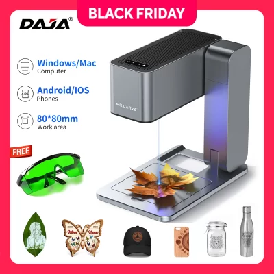 carve c1 gravador a laser portátil máquina de gravação a laser para aplicativo móvel windows mac gravar folhas madeira plástico pintado metal