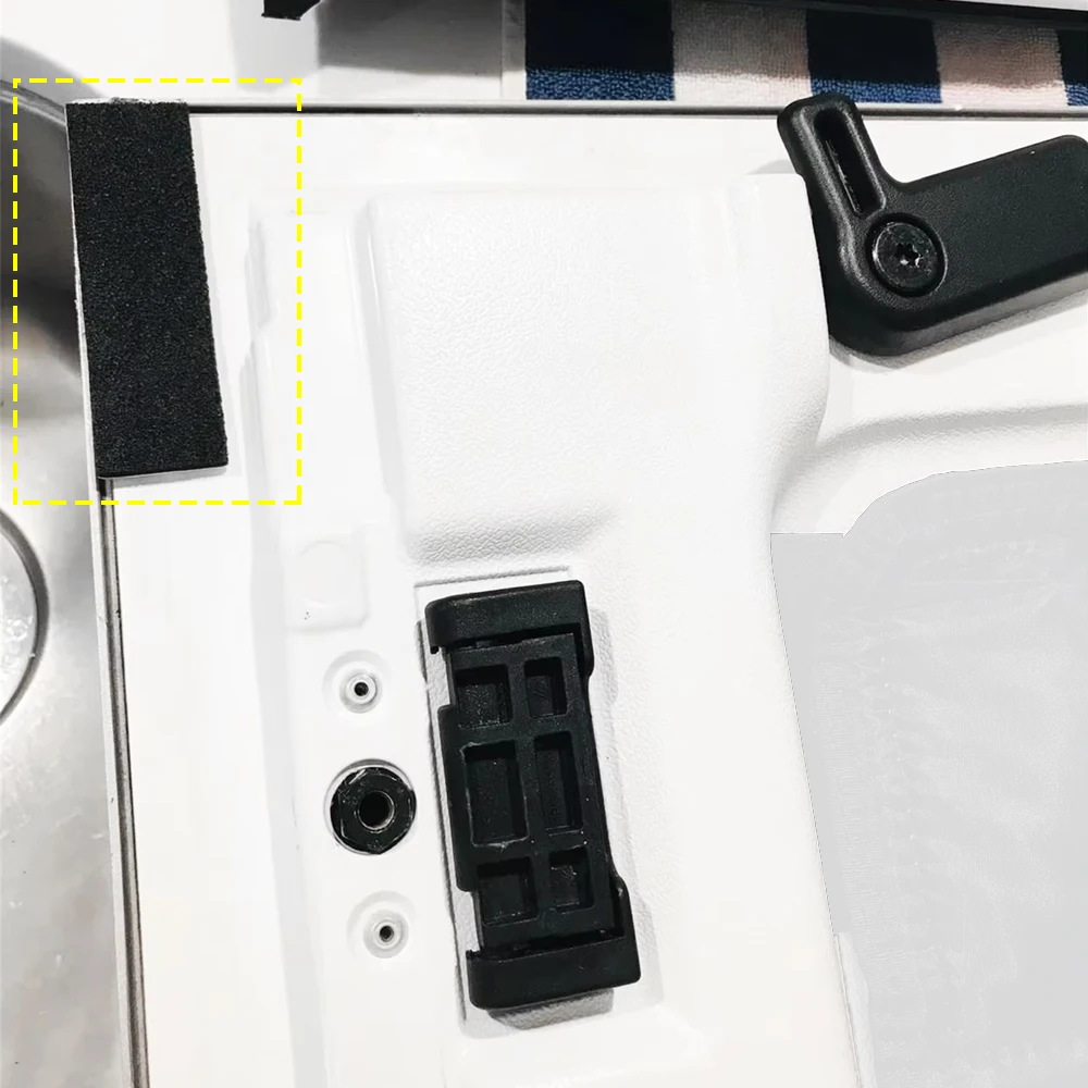 Kit de vedação superior rígida de 17 pacotes para jeep wrangler jk jku rubicon sport sahara 2007-2018 acessórios de molduras internas preto - Image 5