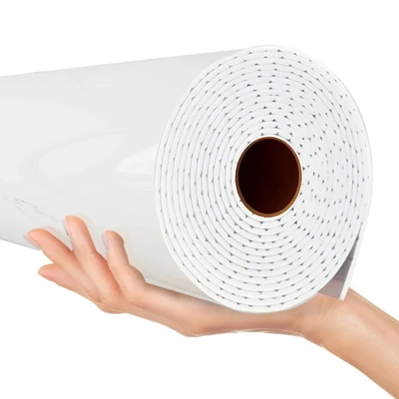 1 rolo de mármore espuma grossa imitação de telha cerâmica auto-adesivo papel de parede quarto cozinha anti mancha de óleo adesivo de parede - Image 2