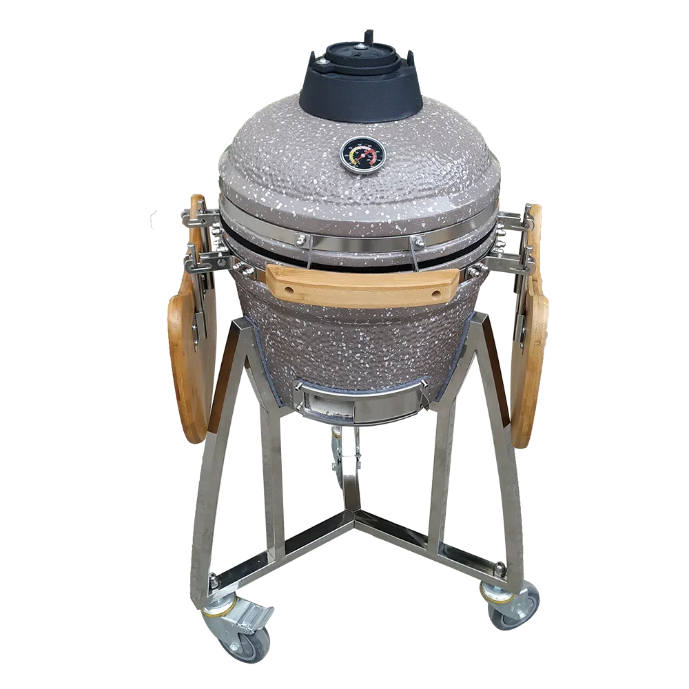 AUPLEX 15 16 Polegada Komodo Egg Grill Freestanding Barbecue de aço ao ar livre para fumante e assar para cozinhar - Image 2