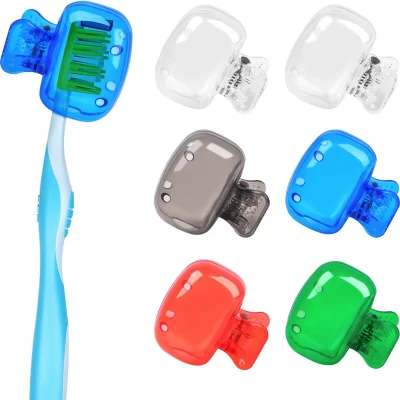 10/4/2PCS Travel Toothbrush Head Covers Toothbrush Protector Cap Brush Pod Case Protective Portable Plastic Clip for Household