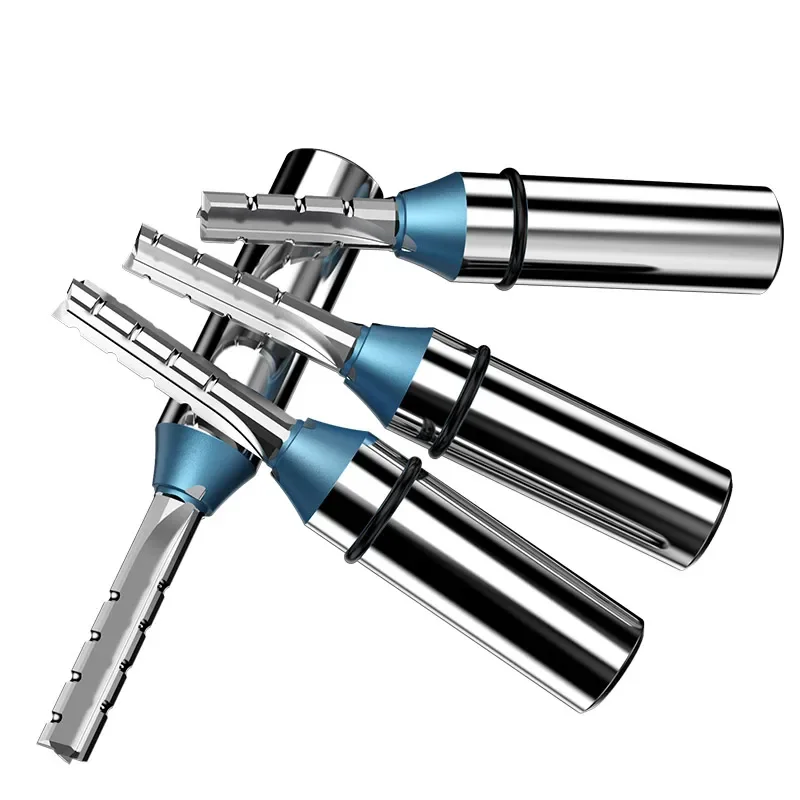 1/2 haste 12.7mm 3 flautas de corte em linha reta roteador bit tct cortadores carpintaria para madeira cnc corte slot bits fresa - Image 6