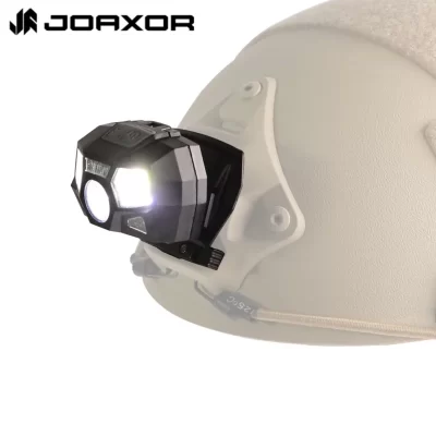 JOAXOR-Montado LED Capacete Tático, Escudo NVG, Luz Montada, Carregamento USB, Indução, Adequado para Caça e Pesca ao Ar Livre