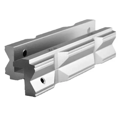 CNC Milling Steel Vise Hard Jaw Fixture V-Type Jaw Aluminum Alloy 4" or 6" 1Set