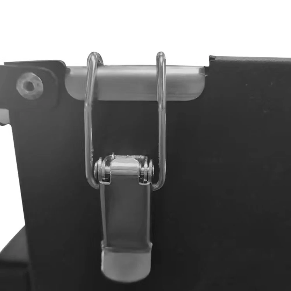 Grelha portátil para churrasco a carvão em aço inoxidável dobrável ao ar livre 360 ° Girando com Fumante de Cesta Giratória - Image 3