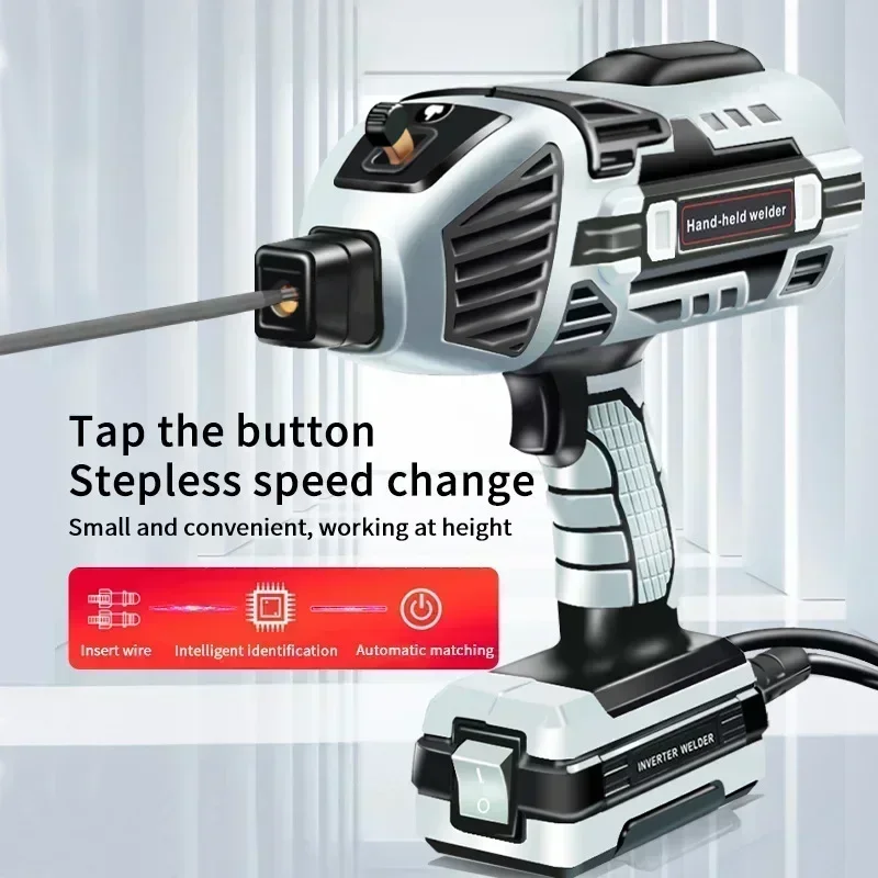 Máquina de solda elétrica 4600w, 110/220v ± 15%, soldadores a arco portáteis, máquina de solda a arco portátil, ferramenta inteligente digital automática - Image 3