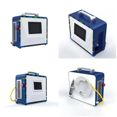 Soldador a laser de fibra portátil Acctek 600W | Máquina de solda portátil refrigerada a ar para projetos de sinalização, iluminação e faça você mesmo