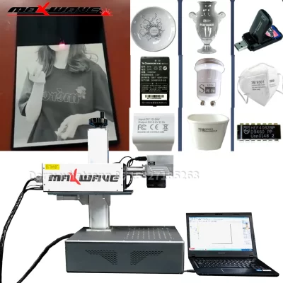 Máquina de marcação a laser uv 3w 5w 10w, máquina de gravação a laser para metal, madeira, acrílico, couro, gravador de vidro para todos os materiais