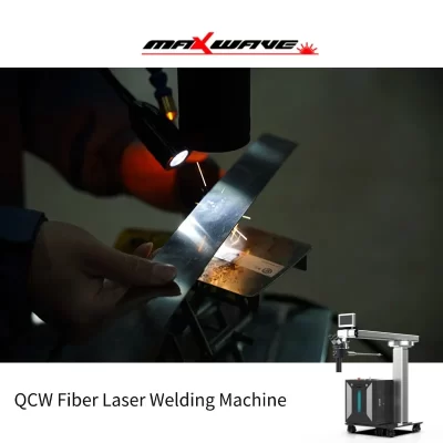 Máquina de solda a laser de fibra Maxwave 200W 300W 500W portátil QCW laser de fibra pulsada fácil manutenção