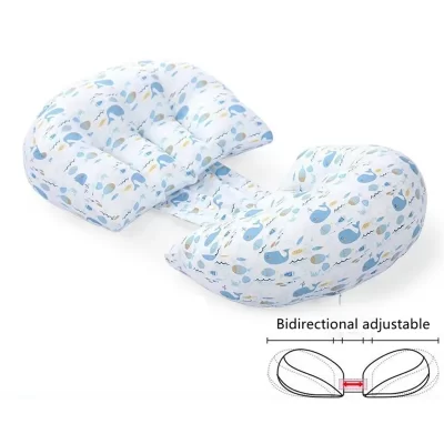 Travesseiro multifuncional para mulheres grávidas, em forma de u, almofada para dormir, gravidez, suporte lateral para cintura