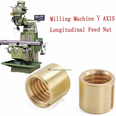 2pcs High Quality Milling Machine PartsX Y AXIS Longitudinal Feed Nut J Head M1069-2 Fit BRIDGEPORT DURABLE Best Selling