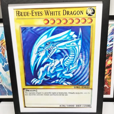 Arte Anime Yu-Gi-Oh! Anime Dragon Magician 3D Lenticular Posters, Pintura, Decoração para casa, sem moldura
