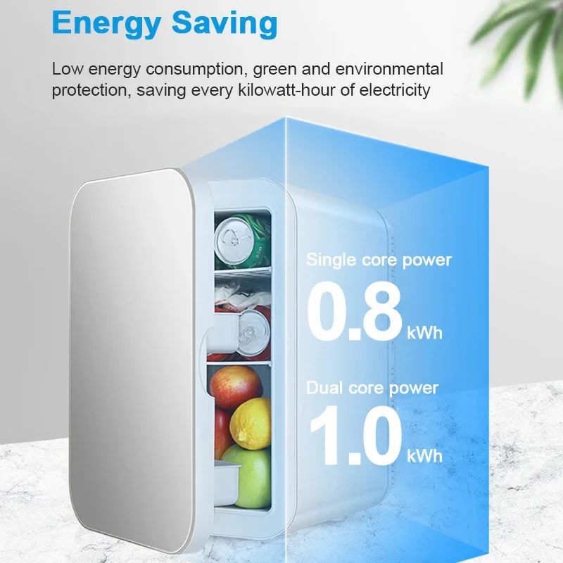 Household 20L Refrigerator Portable Dual-use Compressor Refrigerators Single Door Small Fridge Skin Cosmetic Fridge for Car Home - Image 5