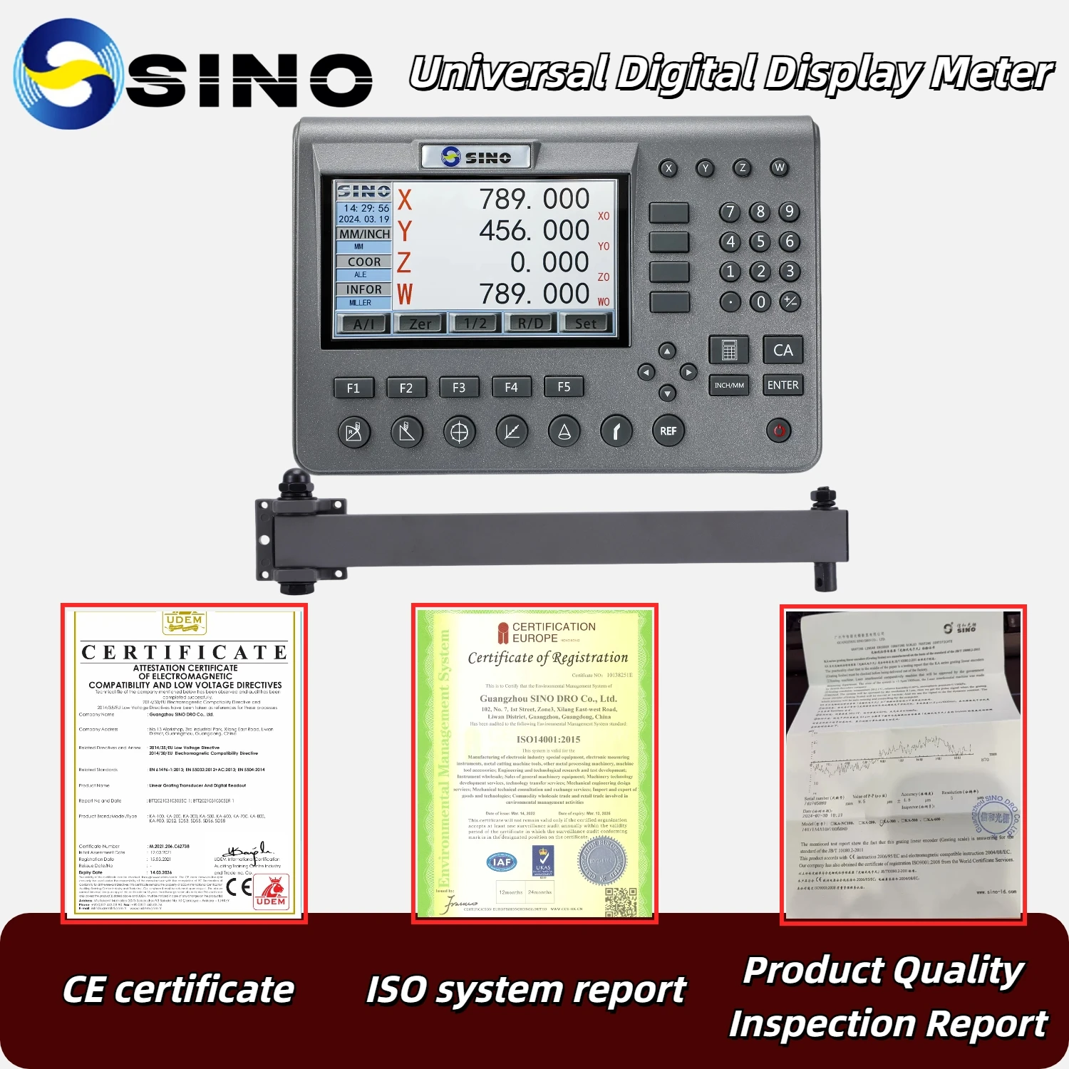 SDS200 Multilingual 4 Axis Milling Lathe LCD DRO Digital Readout Display AC110V/220V Display For TTL linear Scale Displacement - Image 3