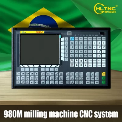 Brazil Shipped 980M 4Axis MultiFunction Offline CNC Control System With RS485 RS232 Inteerface Milling Drilling Machine Center