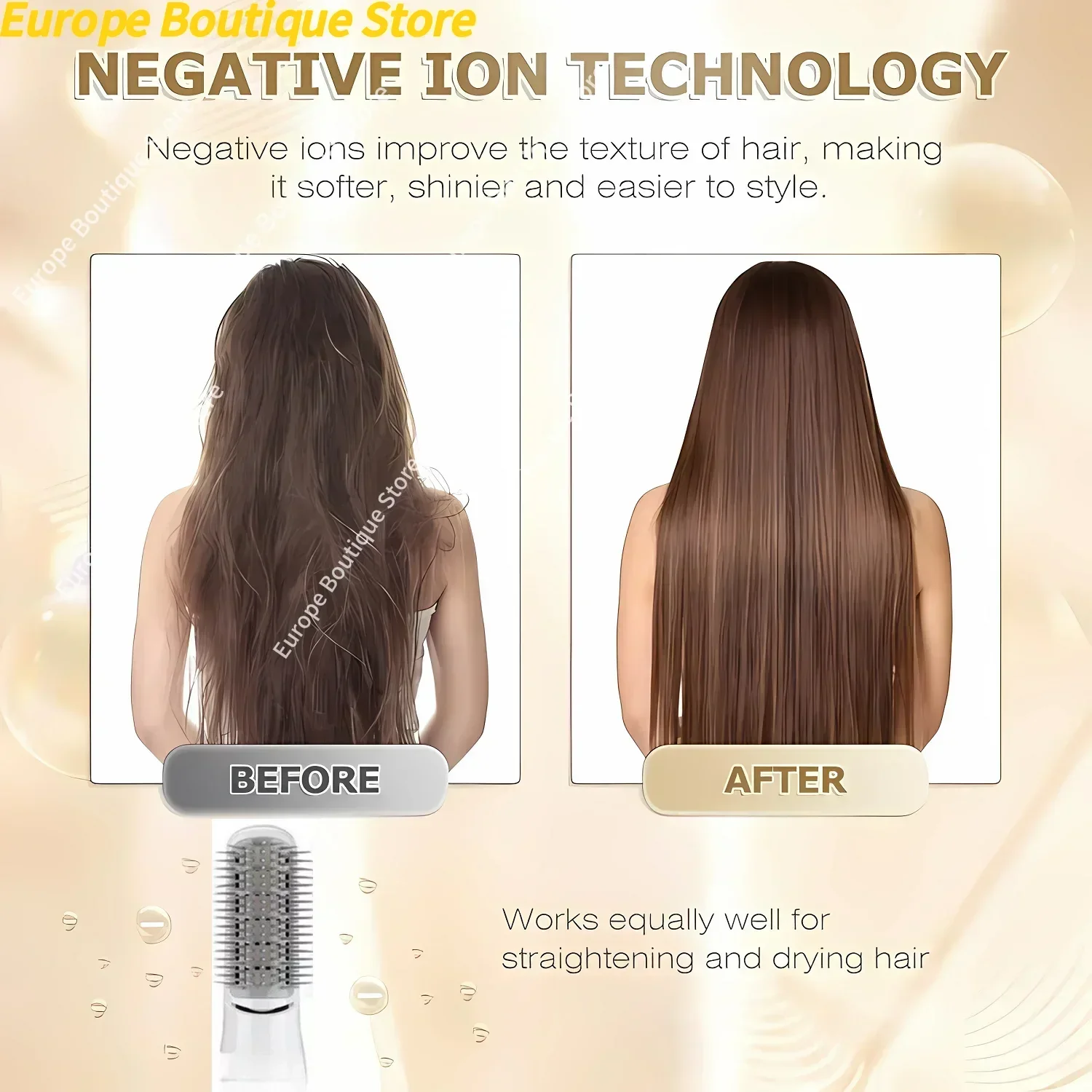 Profissional 5 em 1 secador de cabelo ar quente pente modelador para dyson airwrap secador de cabelo ferramenta estilo alisador cabelo ferramenta cabeleireiro - Image 5