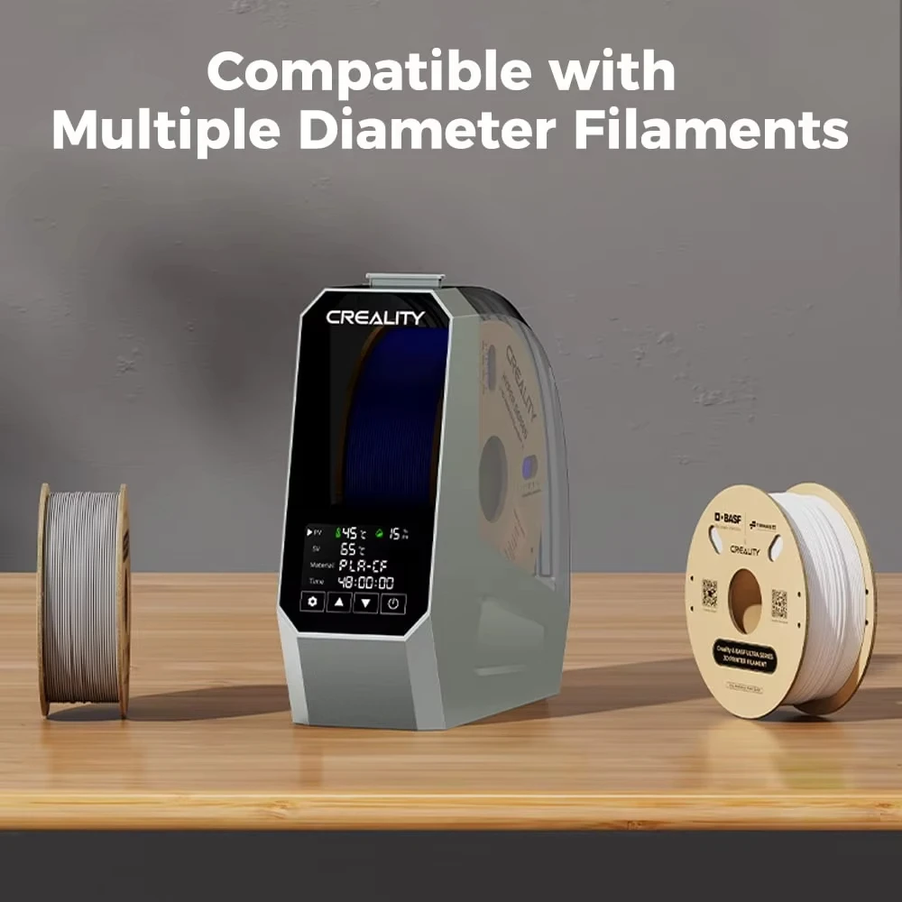 Creality Space π Caixa Secadora de Filamentos 1KG Armazenamento de Filamentos Mantenendo a Secagem Temperatura Ajustável 45 ℃ -70 ℃ 360 ° Aquecimento de ar quente 0-48h - Image 4