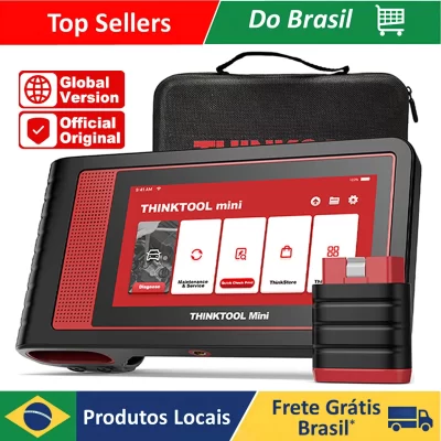 Thinkcar thinktool mini ferramentas de diagnóstico do carro sistema completo 28 redefinições atualização gratuita obd2 scanner ecu codificação ferramenta de verificação bidirecional