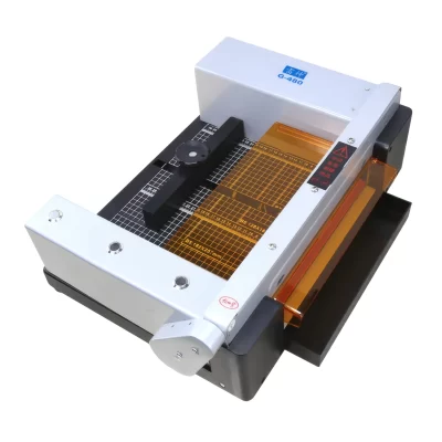G480 Desktop Electric Paper Cutting Machine, CNC Guillotine Trimmer, Automatic Cutter, Document and Book Cut, 40mm