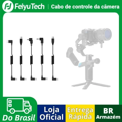 FeiyuTech SCORP 5-in-1 Camera Control Cable Kit USB-C to Multi/Micro/Mini/DC2.5/TRS for SCORP Mini 3 Pro / SCORP C2 / SCORP 3