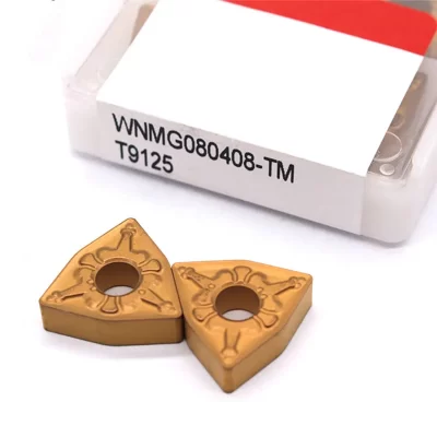 Tungaloy ferramenta de torneamento externo, Carbide Inserções, Torno Ferramentas, Máquina Industrial, WNMG 080408, WNMG080404, WNMG080408, TM T9125