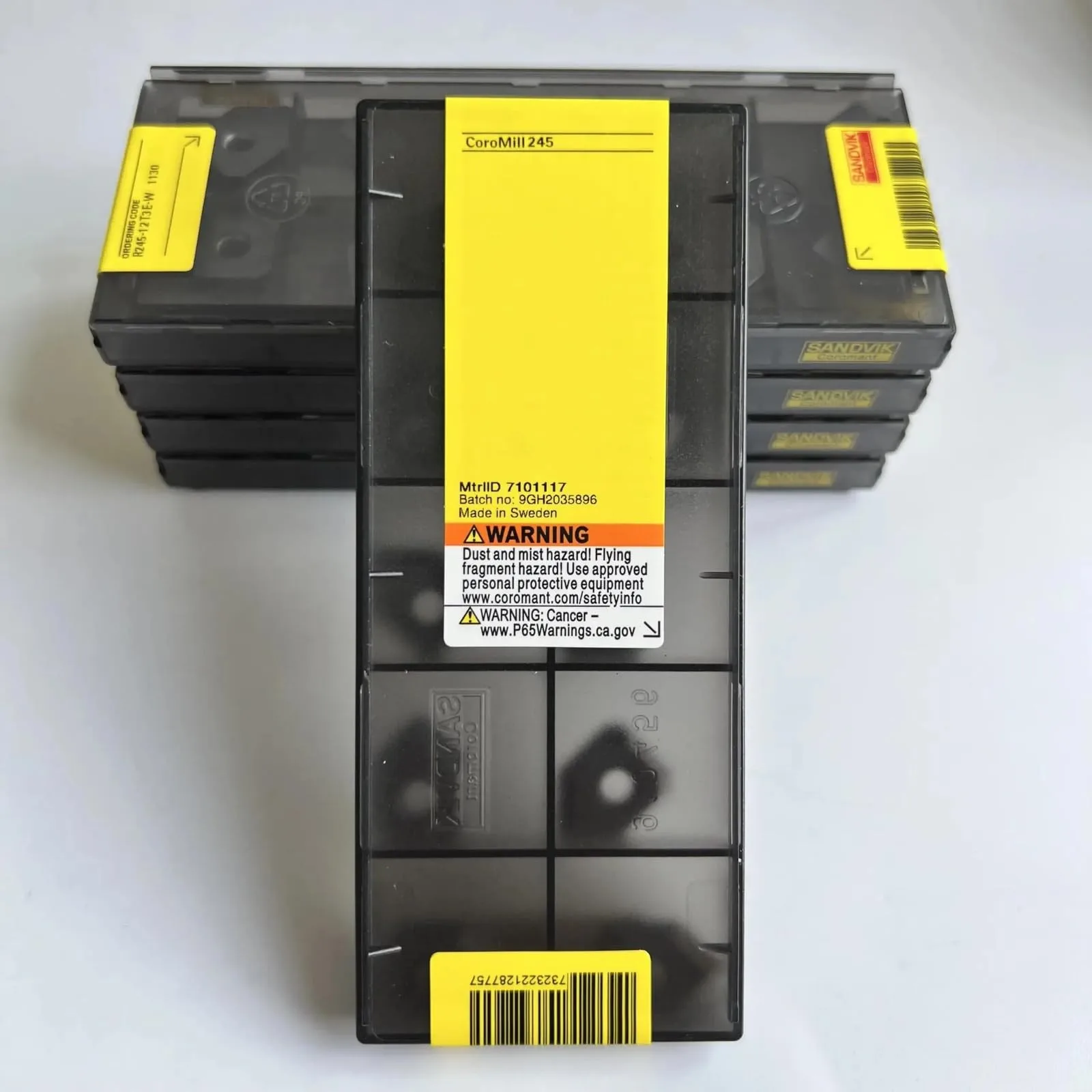 Original SANDVIK / R245-12T3E-W 1130 / Lâmina CNC de liga dura 10 unidades