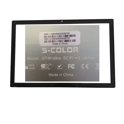Novo 10.1 Polegada para s-color gt40 ultra tablet pc tela de toque capacitivo digitador sensor painel externo substituição multitouch