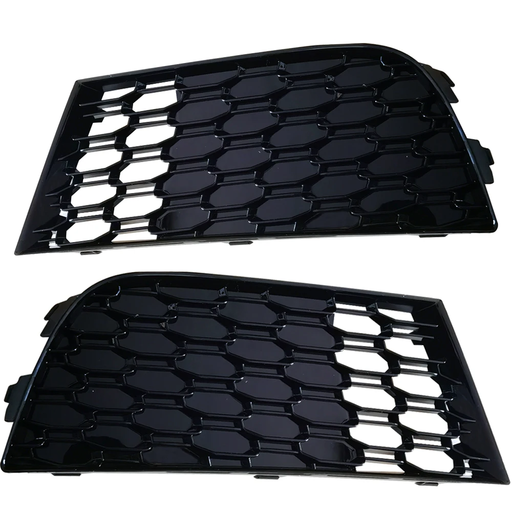 Favo de mel malha hex amortecedor dianteiro do carro luz de nevoeiro grade grill para audi a3 8v s-line s3 2017-2020 capa da lâmpada de nevoeiro acessórios automóveis - Image 6