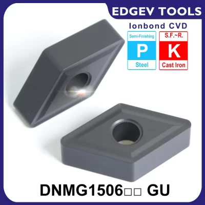 DNMG150604 DNMG150608 DNMG1506 GU inserções de carboneto de tungstênio DNMG 150604 150608 ferramenta de torneamento externo cortador de torno para aço 10 peças