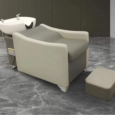 Pia de shampoo comercial, cadeira cosmética profissional, shampoo, cama de cabelo, massagem, shampoo, mulheres, móveis para casa