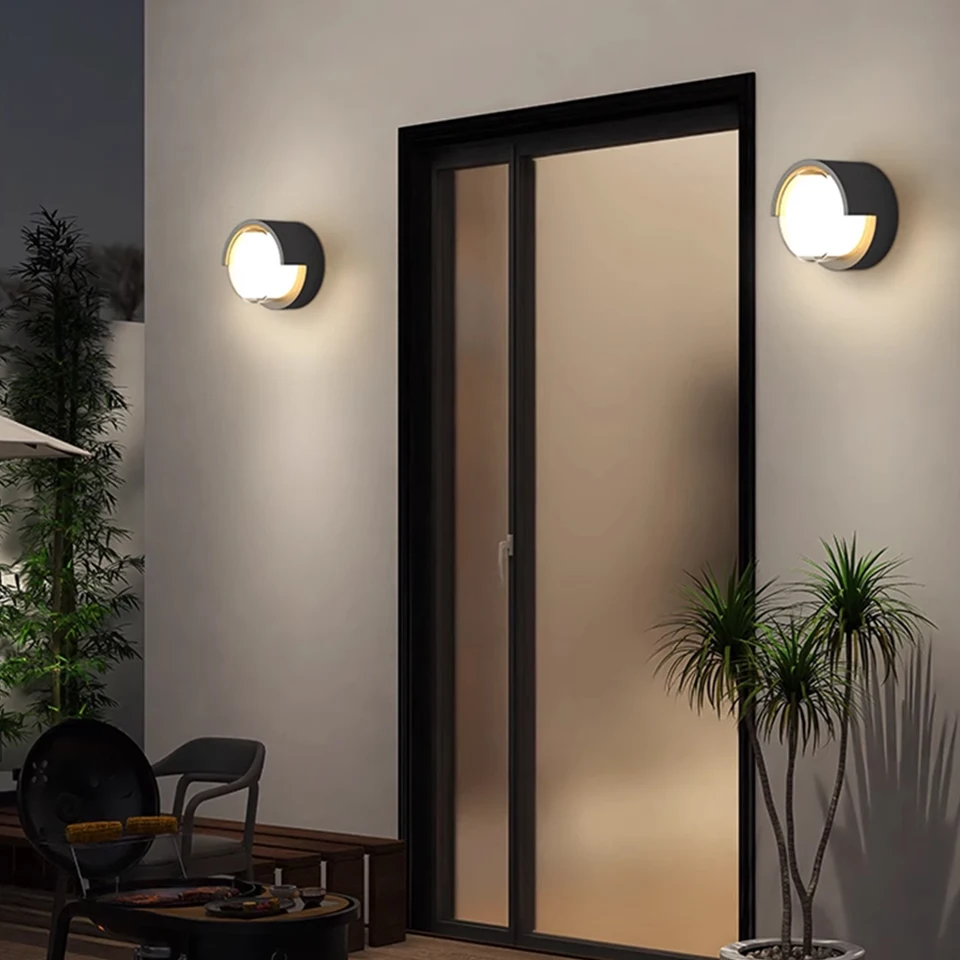 Lâmpada de parede led iluminação radar sensor movimento AC85-265V 6/12w branco quente branco frio adequado para decoração casa ao ar livre indoor - Image 5